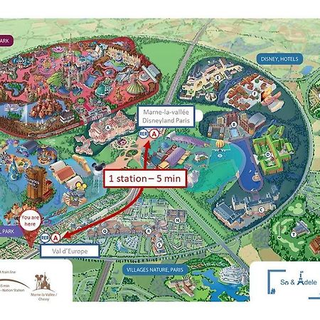 Studio Emotion 4P - Train Station 200M - Disneyland Paris 5 Min Montévrain Exterior foto